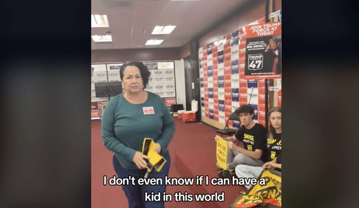 VIDEO: Climate activists arrested at Trump’s campaign office in Phoenix